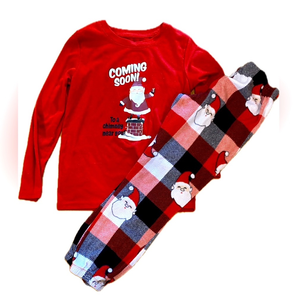 Santa Fleece Pajamas